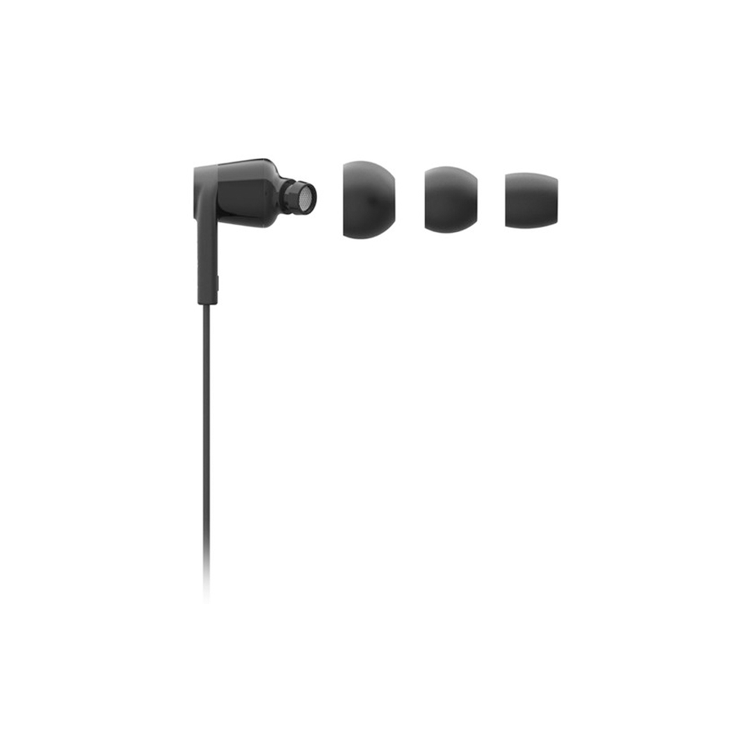 Belkin RockStar In-Ear Headphones with Lightning Connector - Black in Qatar Belkin RockStar In-Ear Headphones with Lightning Connector - Black in Qatar